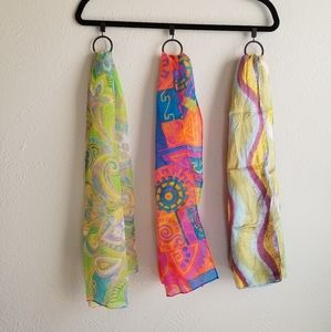 3 Vintage Scarves